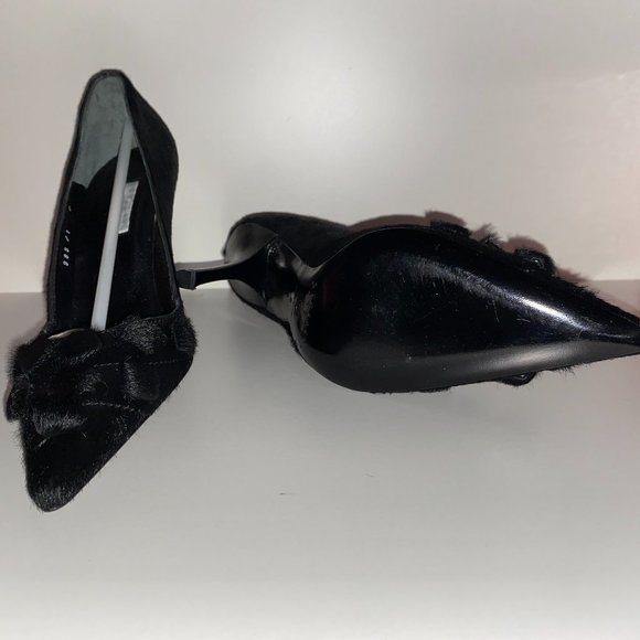 Edmundo Castillo Fur Pump - Size 7B - NWT - Picture 5 of 5